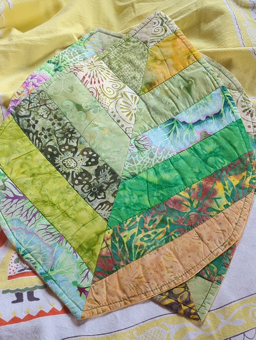 Pair Of Handmade Leaf placemats